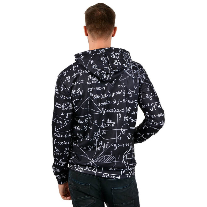 Black Math Prints Hoodie