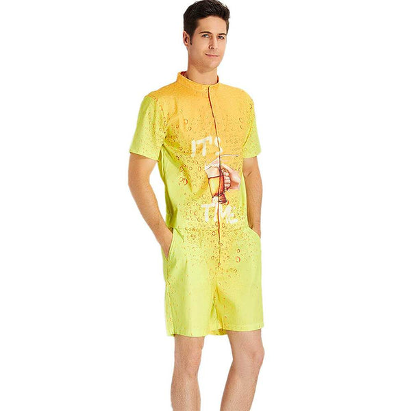 It's Beer Time Male Romper