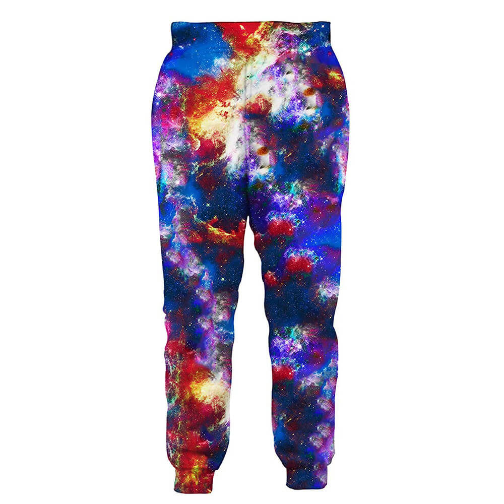 Jogginghose mit Katzen-Print und Weltraum-Astronaut