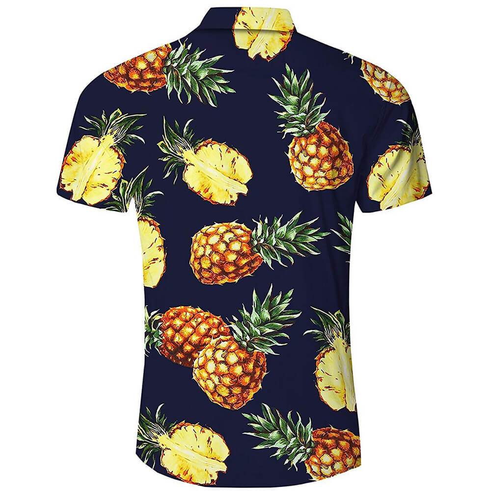 Black Pineapple Funny Hawaiian Shirt – D&F Clothing®