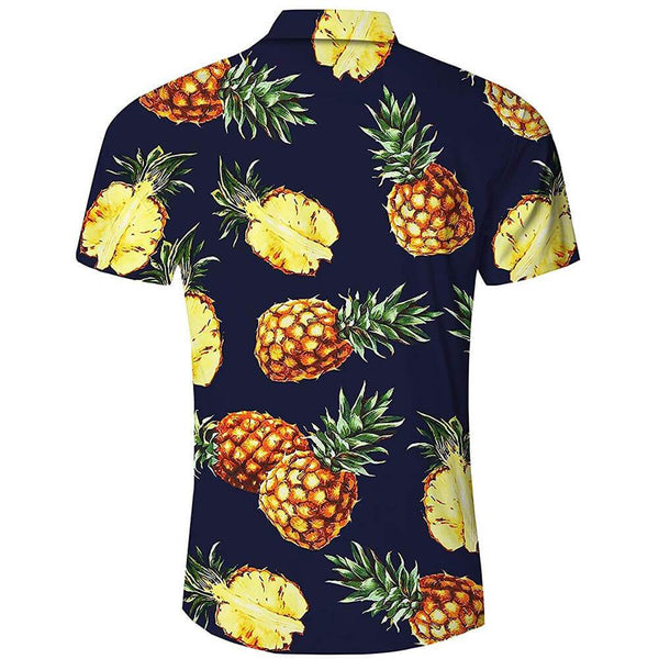 Black Pineapple Funny Hawaiian Shirt