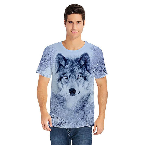 White Snow Wolf Funny Tee