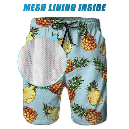 Lustige Badehose mit Ananas-Motiv