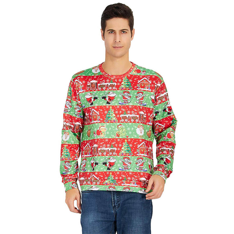 Unisex Xmas Elements Ugly Christmas Sweater