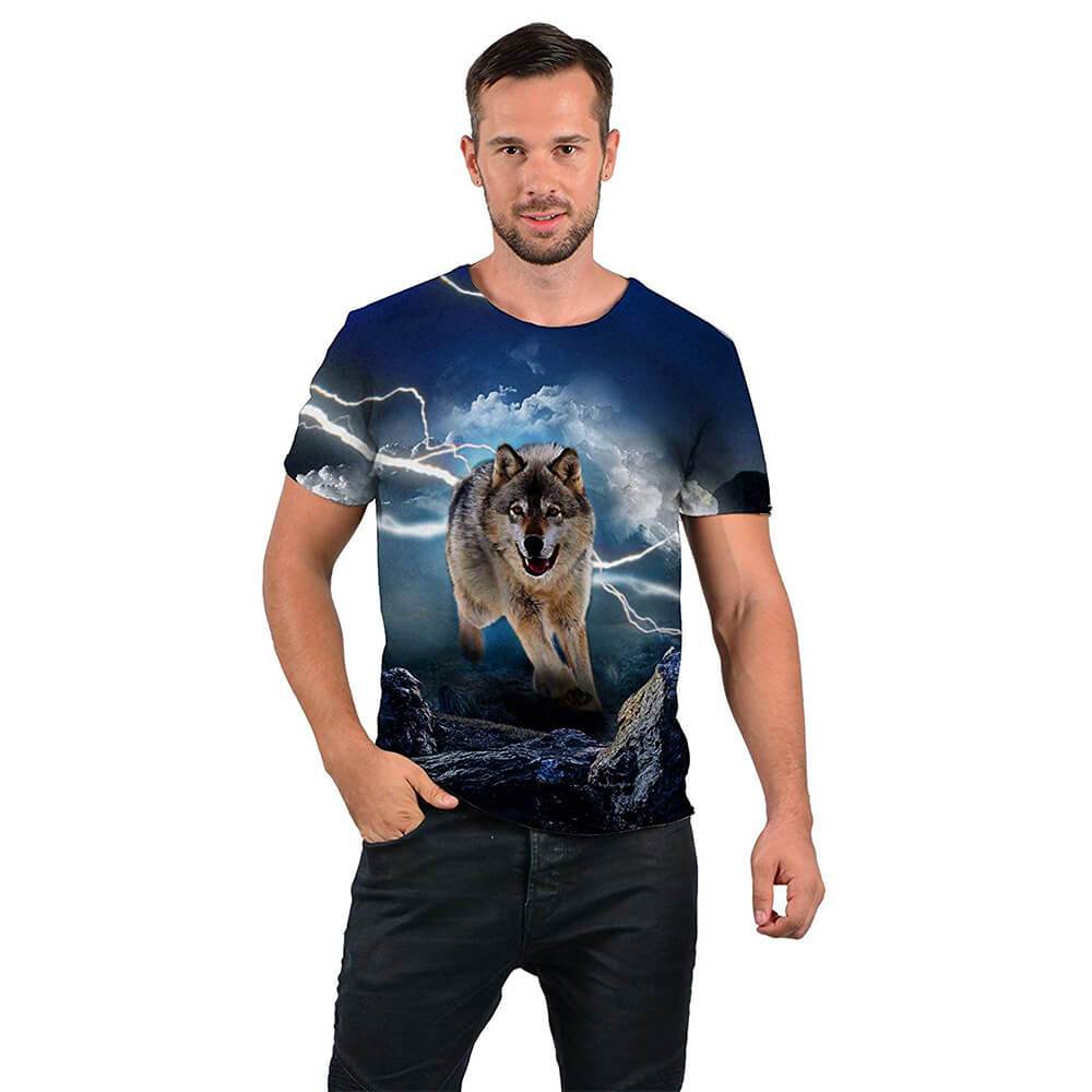 トップス CHALLENGER THUNDER WOLF TEE CHALLENGER THUNDER WOLF TEE (BLACK) CLG-TS 023-033 公式通販