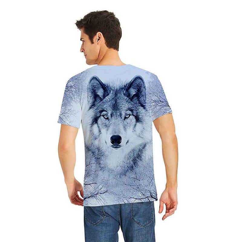 White Snow Wolf Funny Tee