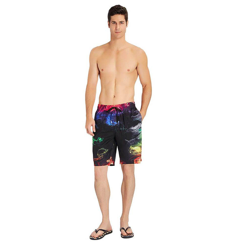 Colorful Smoke Funny Swim Trunks