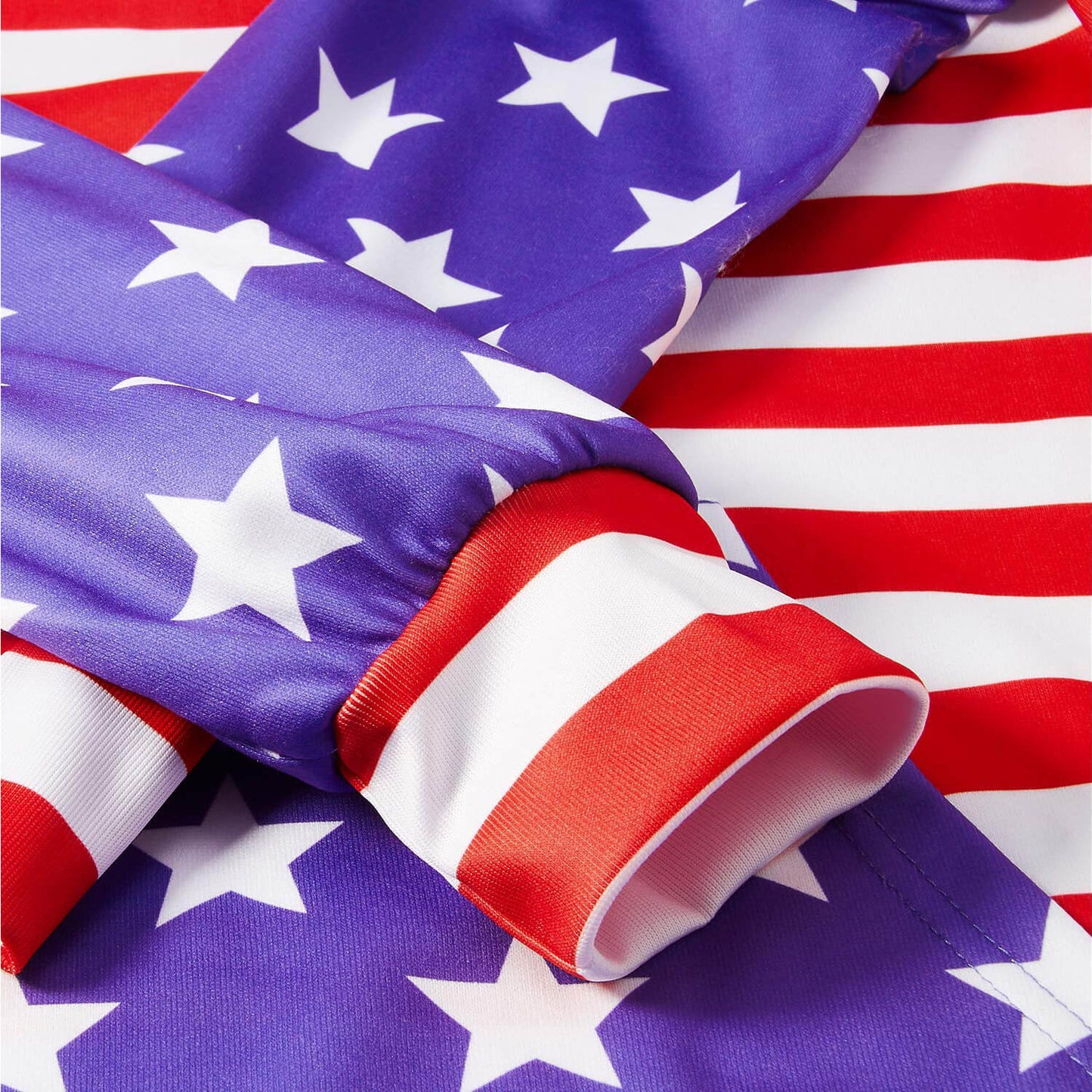 Amerikaanse vlag blauwe hoodie