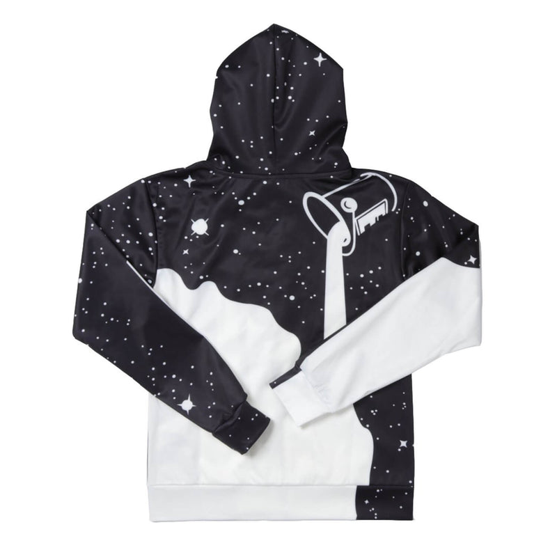 Pouring Milk Zip Up Hoodie