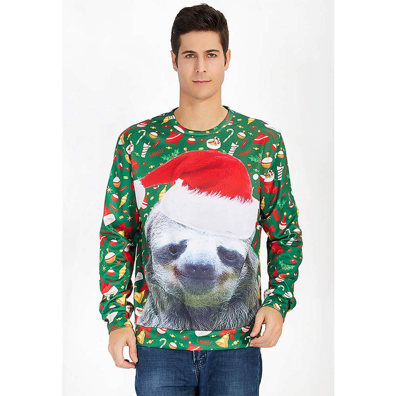 Sloth Xmas Ugly Christmas Sweater