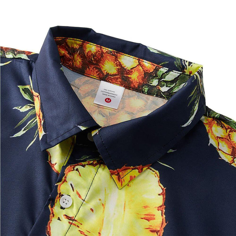 Black Pineapple Funny Hawaiian Shirt