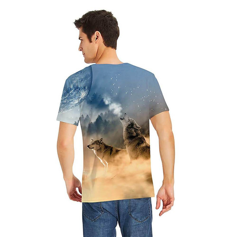 Forest Wolverine Wolf Funny Tee