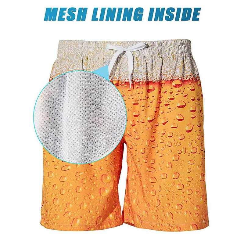 Beer Funny Swim Trunks