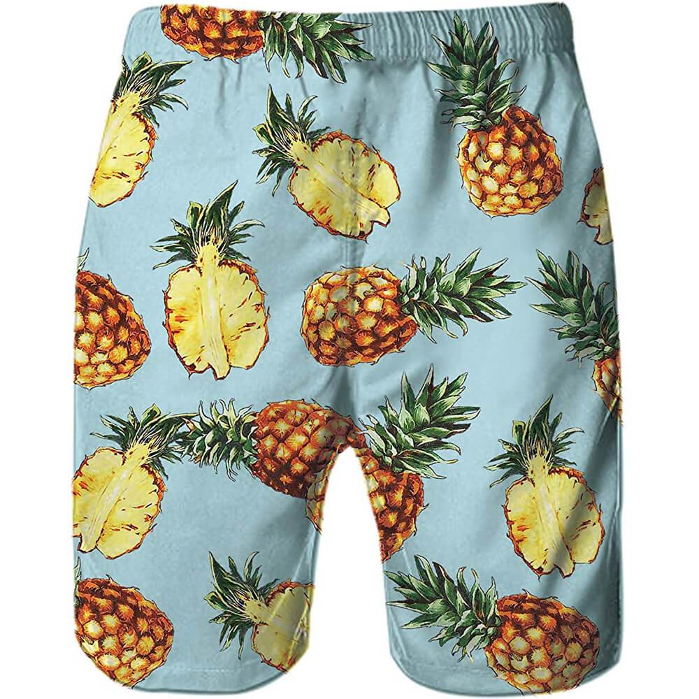 Lustige Badehose mit Ananas-Motiv