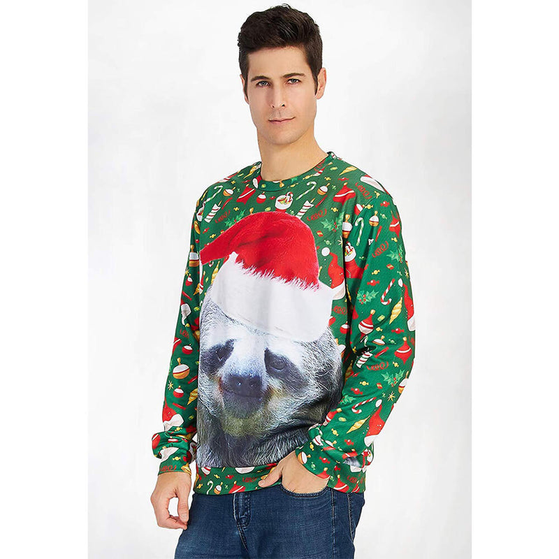 Sloth Xmas Ugly Christmas Sweater