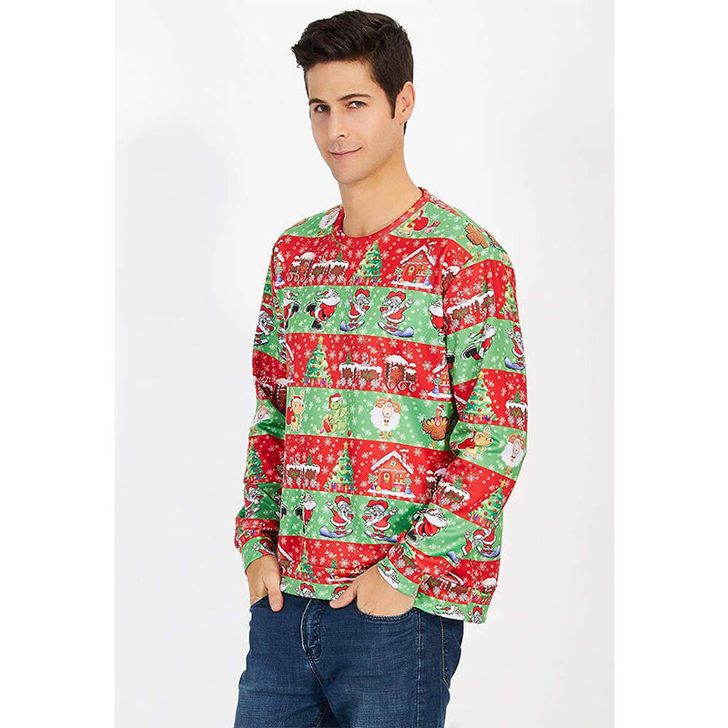 Unisex Xmas Elements Ugly Christmas Sweater