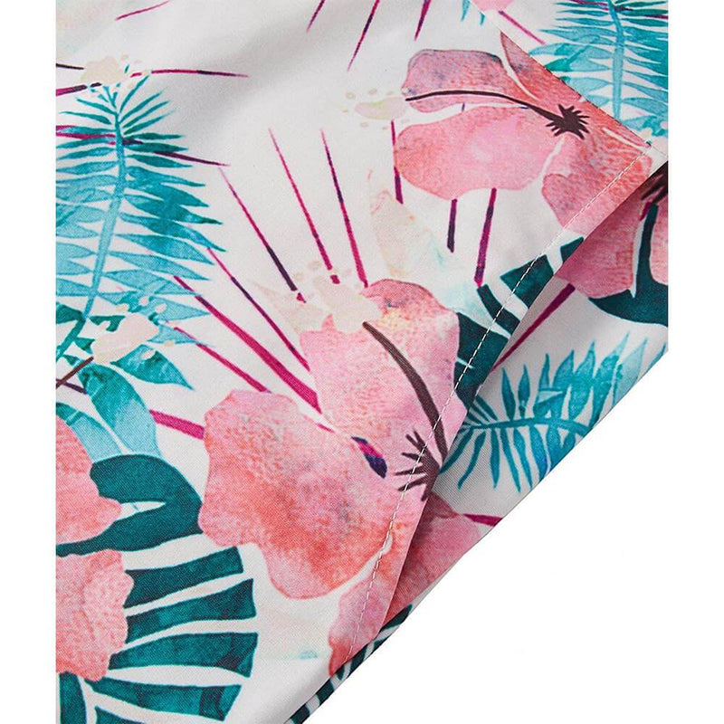 Graphic Tropical Flowers Male Romper