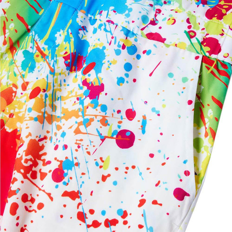 Paint Splatter Funny Male Romper