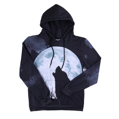 Zwarte Wolverine Wolf Hoodie