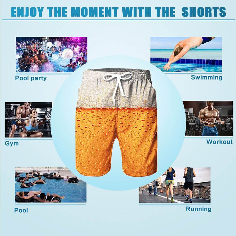 Beer Funny Swim Trunks