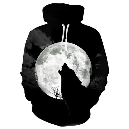 Zwarte Wolverine Wolf Hoodie