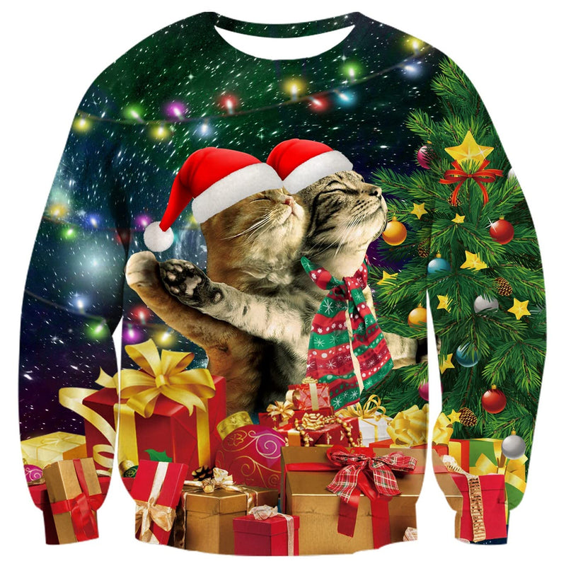 Titanic Cats Ugly Christmas Sweater