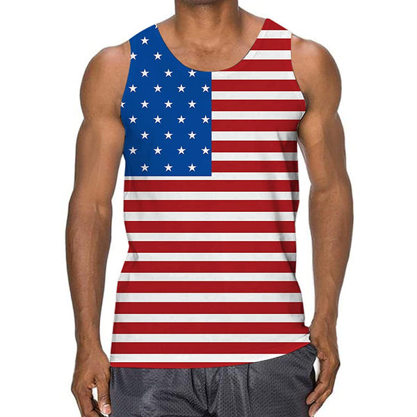 American Flag Funny Tank Top