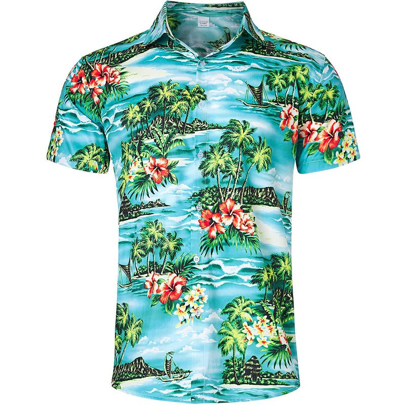Hawaii Island Tree Funny Hawaiian Shirt – D&F Clothing