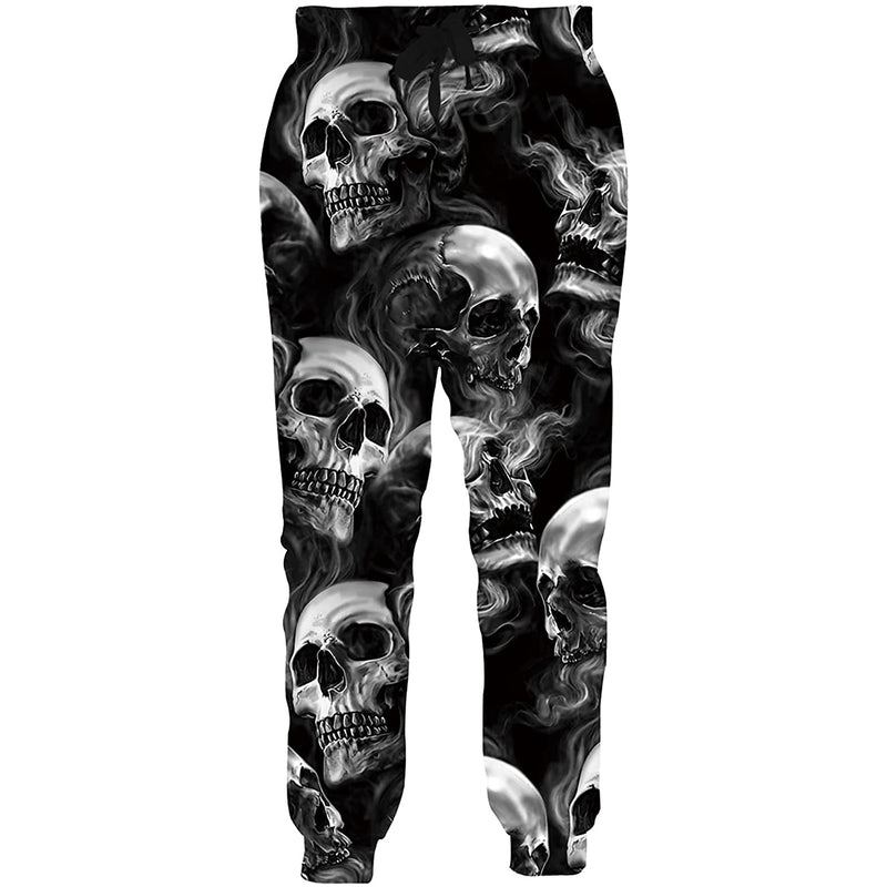 Smoke Skull Funny Sweatpants