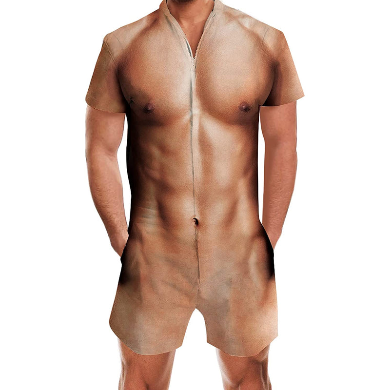 Bare Muscle Male Romper