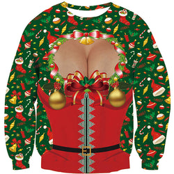 Big Boobs Gifts Ugly Christmas Sweater