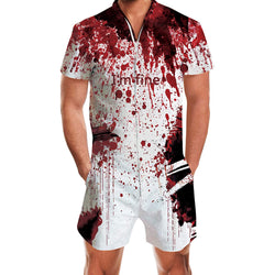 I'm Fine Blood Male Romper