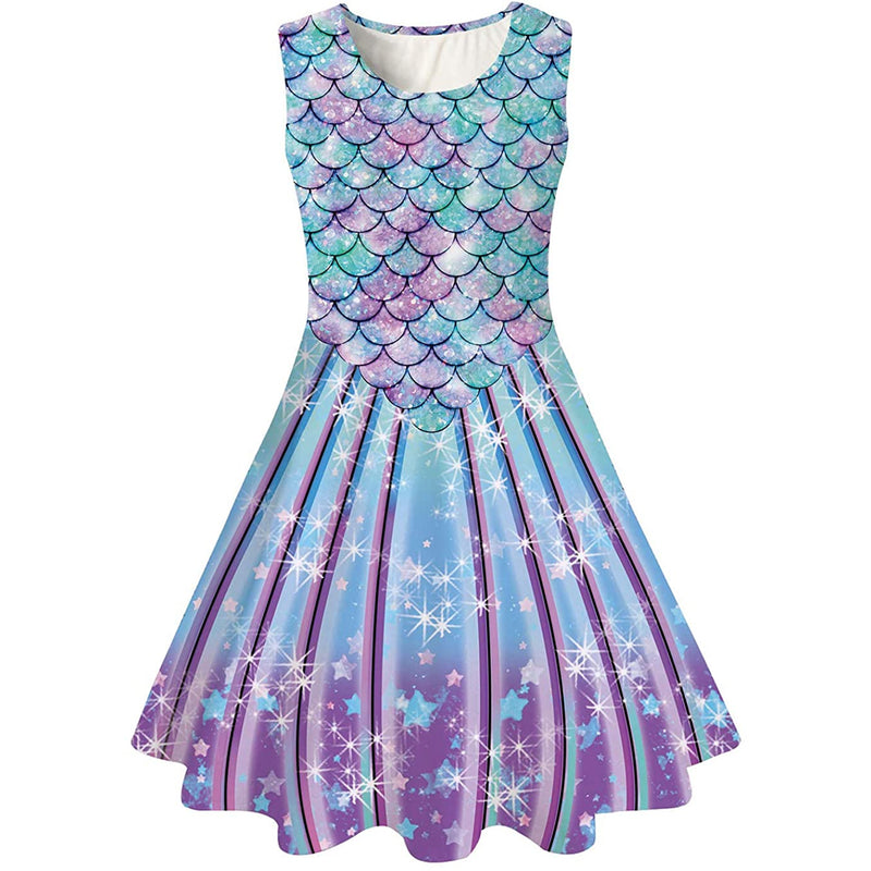 Shining Mermaid Funny Girl Dress