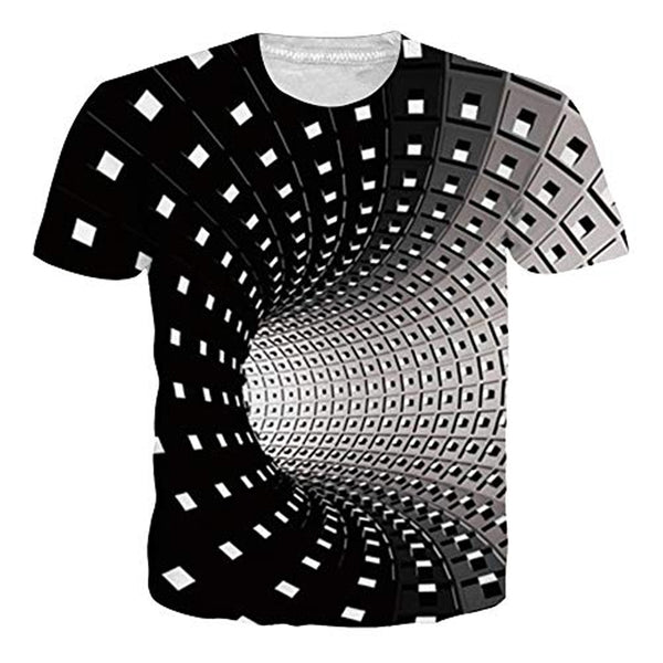 Geometric Tunel Funny T Shirt