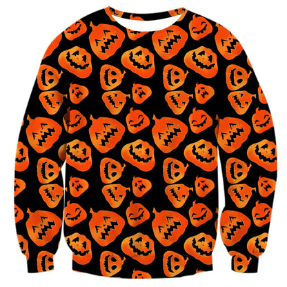 Kürbis Halloween Hässlicher Weihnachtspullover