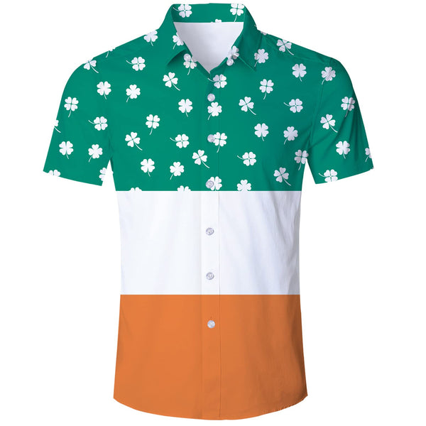 Ireland St Patrick's Funny Hawaiian Shirt