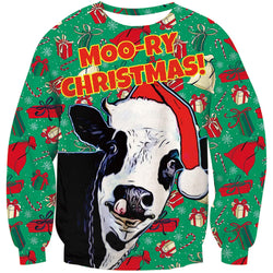 Cow Ugly Christmas Sweater