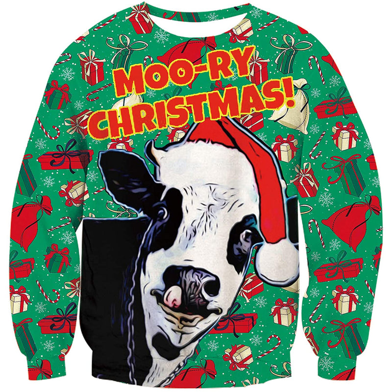 Cow Ugly Christmas Sweater