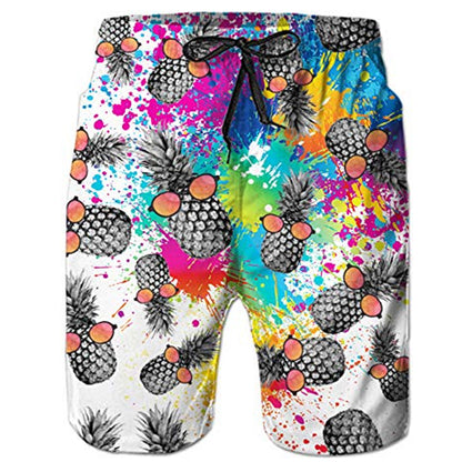 Sonnenbrille Ananas Malerei Lustige Badehose