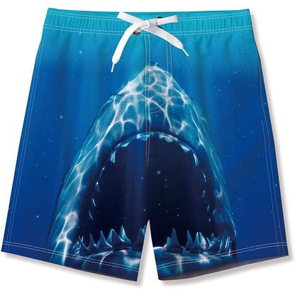 Lustige Badehose für Jungen mit Hai-Motiv