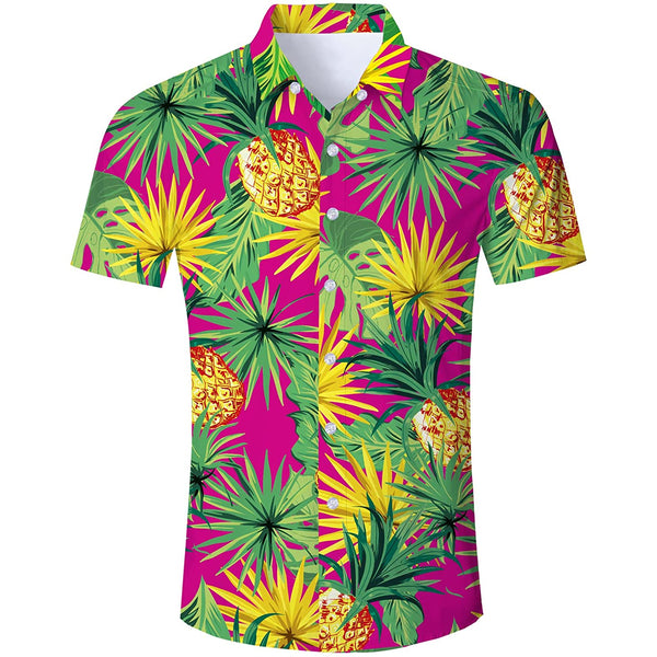 Leaf Pineapple Funny Hawaiian Shirt