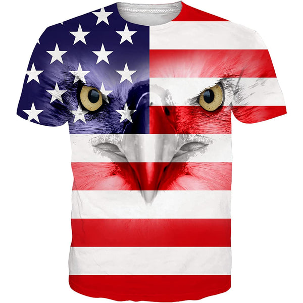 American Flag Eagle Funny T Shirt