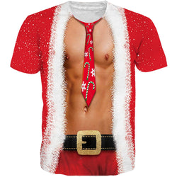 Tie Muscle Christmas Funny T Shirt