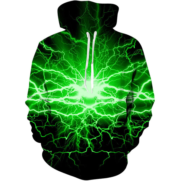 Green Aurora Funny Hoodie