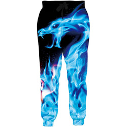 Ice Dragon Funny Sweatpants