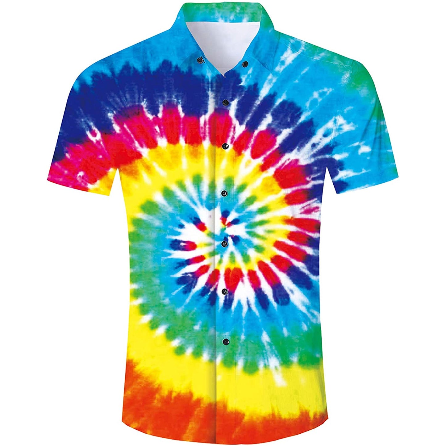 Regenbogen-Whirlpool-lustiges Hawaii-Shirt