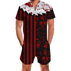 Halloween Blood Male Romper