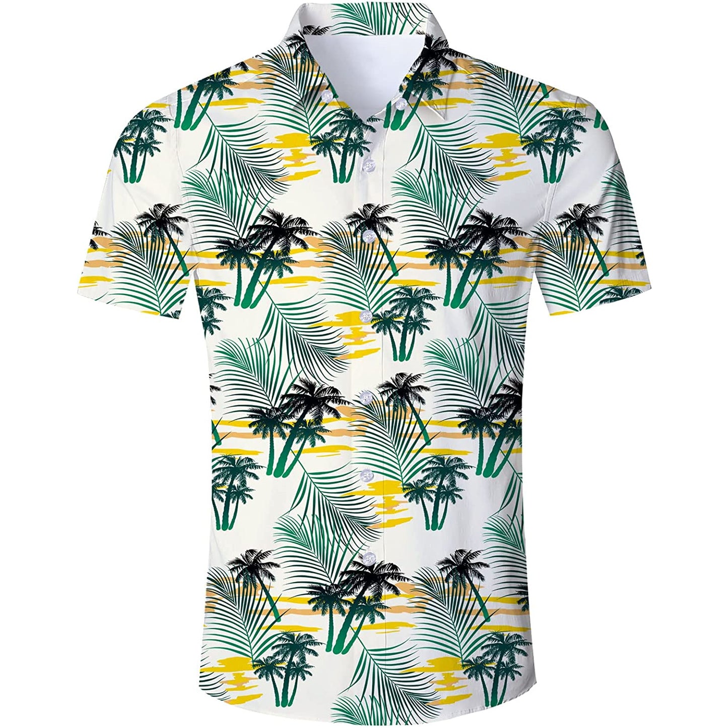 Palmboomblad Grappig Hawaiiaans Shirt