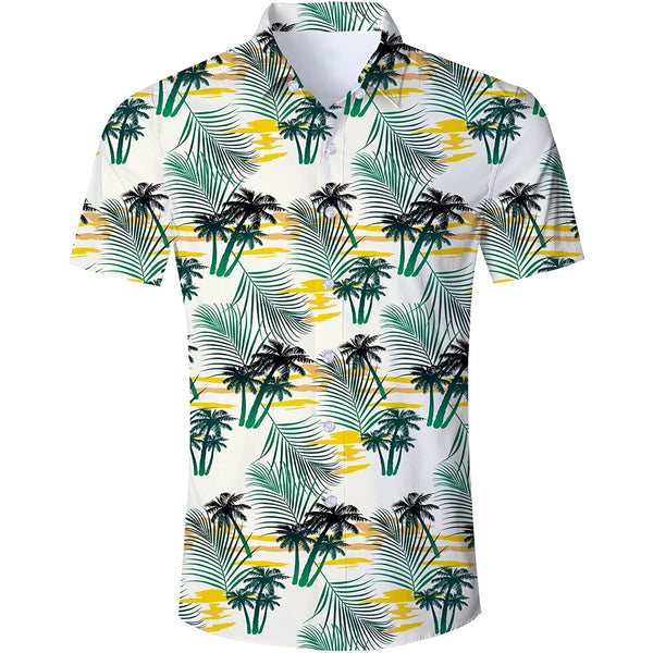 Palm Tree Leaf Funny Hawaiian Shirt
