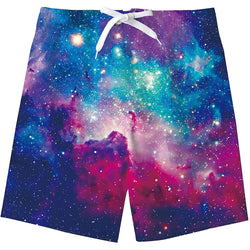 Wine Galaxy Funny Boy Swim Trunk